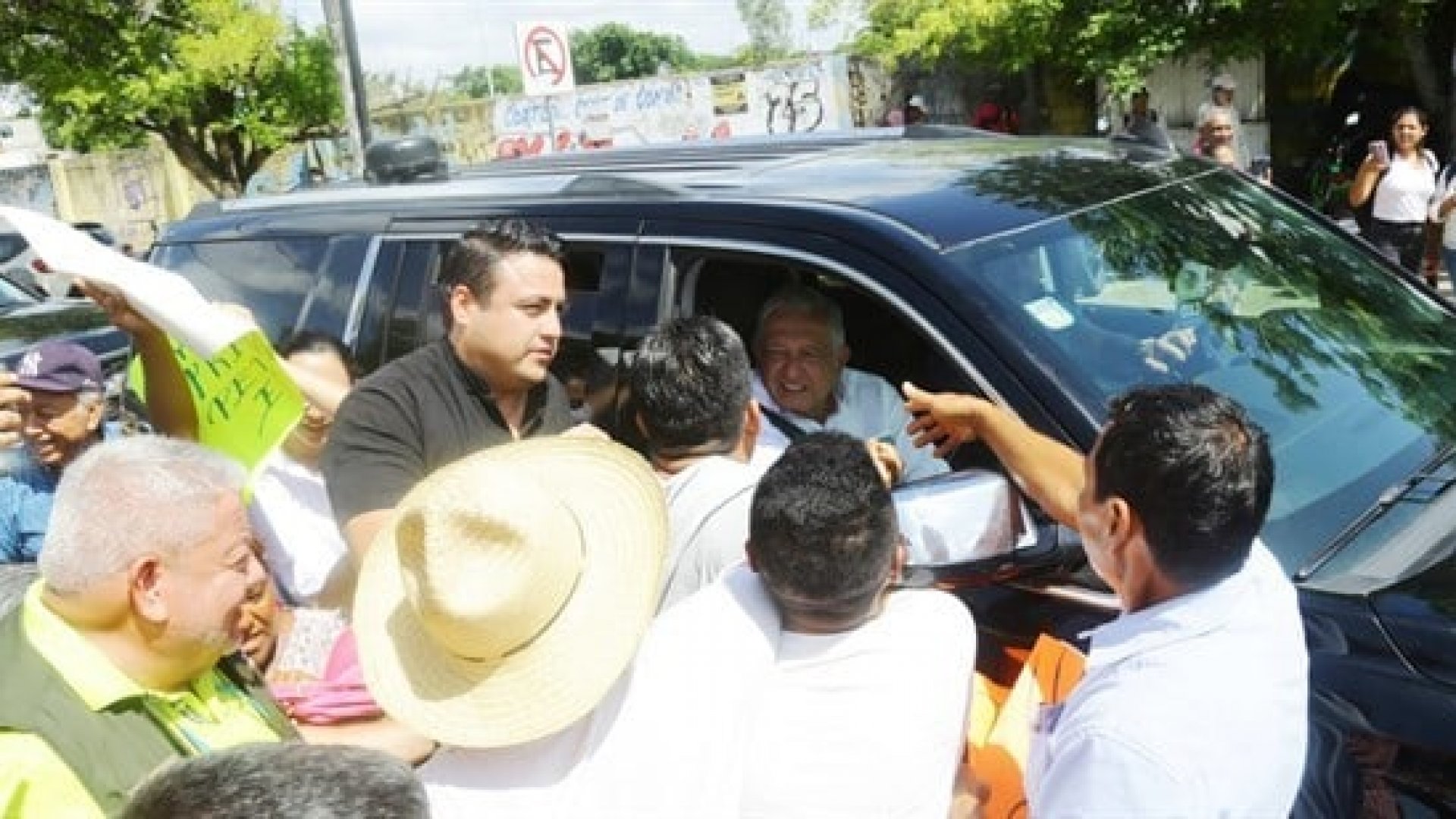 AMLO recorre Corredor Interoceánico en Coatzacoalcos
