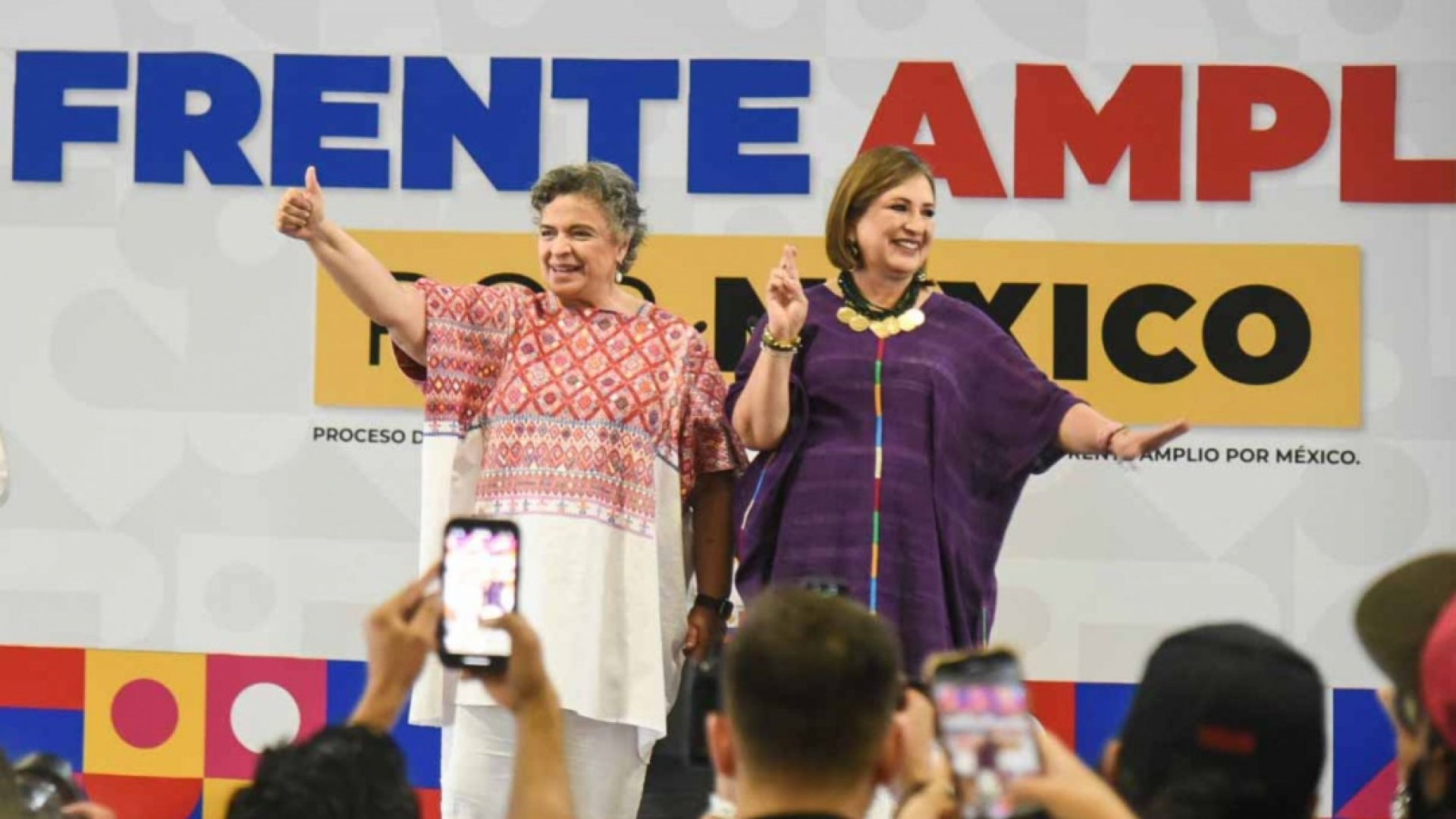 Xóchilt vence a Beatriz en el segundo sondeo del Frente