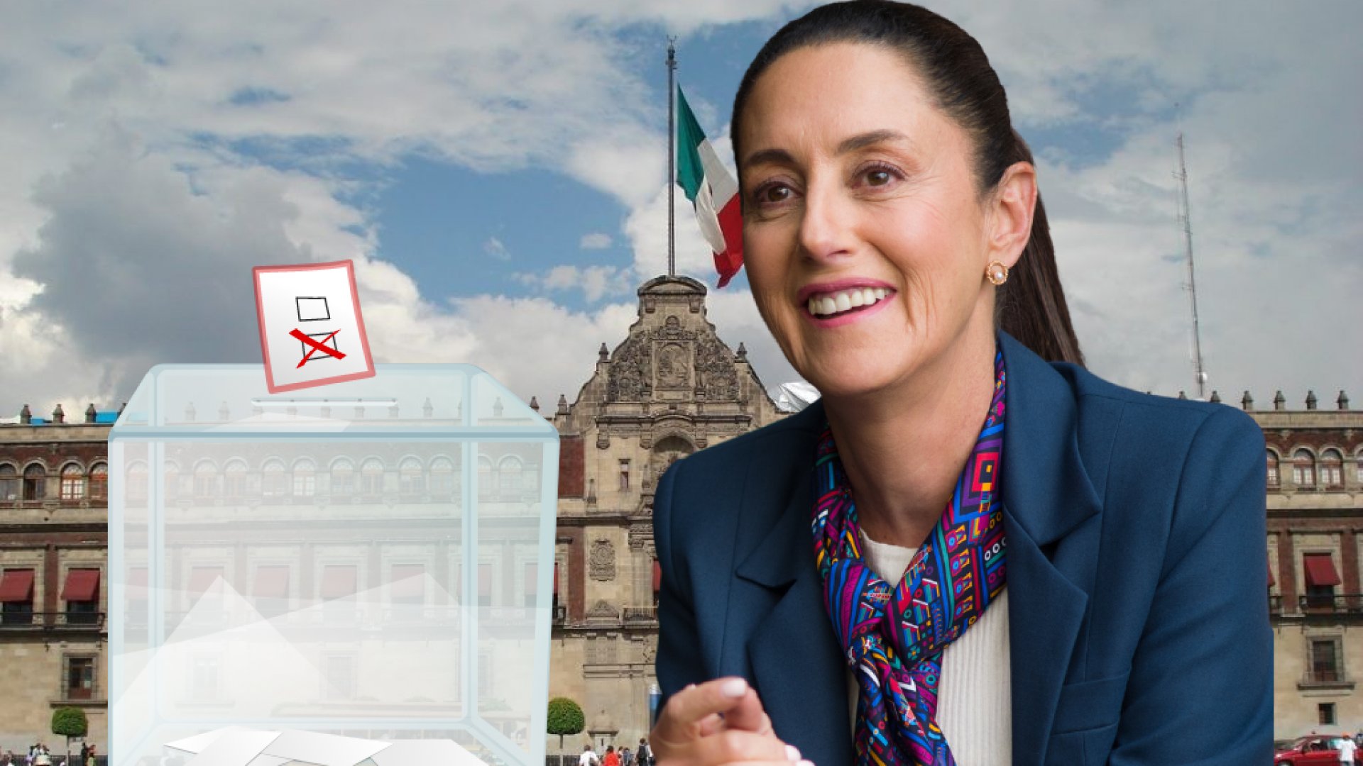 Sheinbaum mantiene preferencia de 39% del total de encuestas