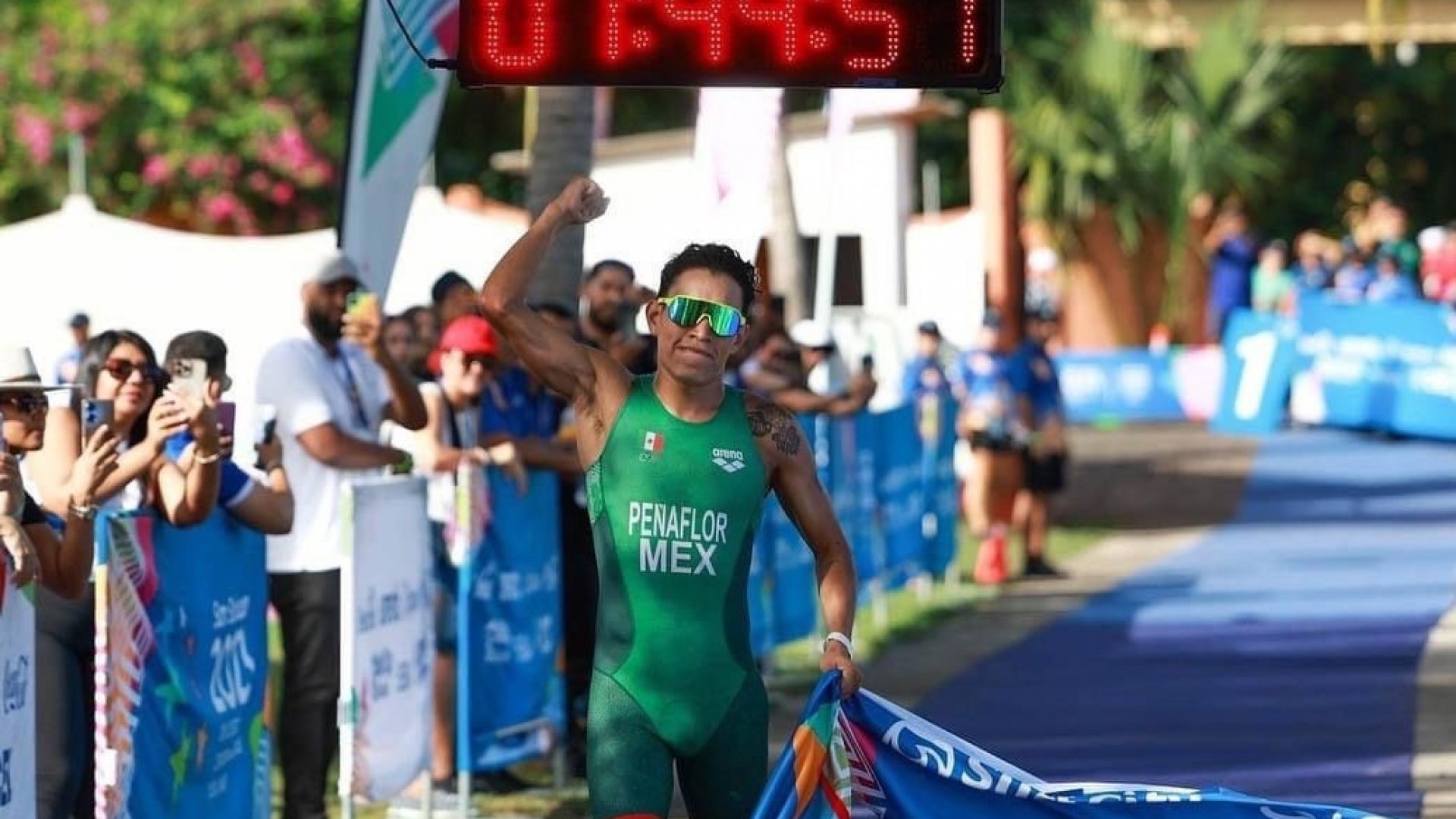 Busca Aram Peñaflor puntos para clasificar a JO en Triatlón Veracruz 2023