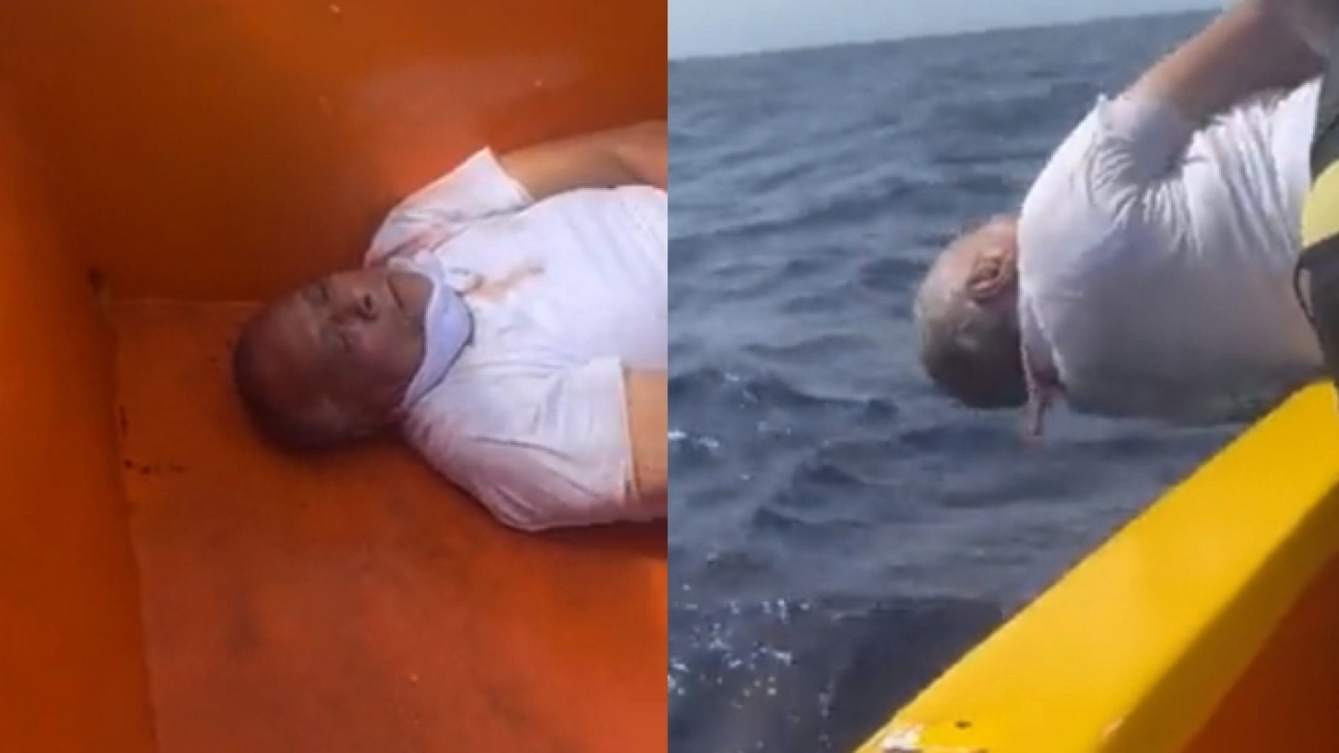 Lanzan a supuesto narco al agua