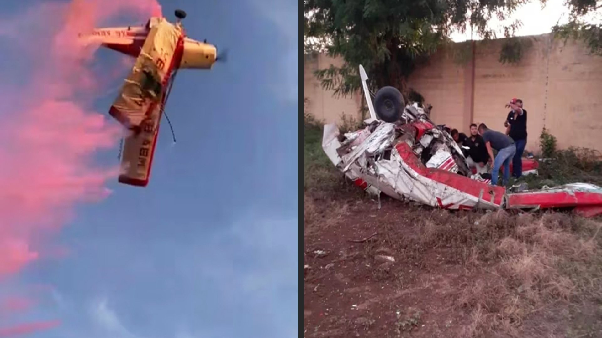 Avioneta se desploma en fiesta de revelación de género
