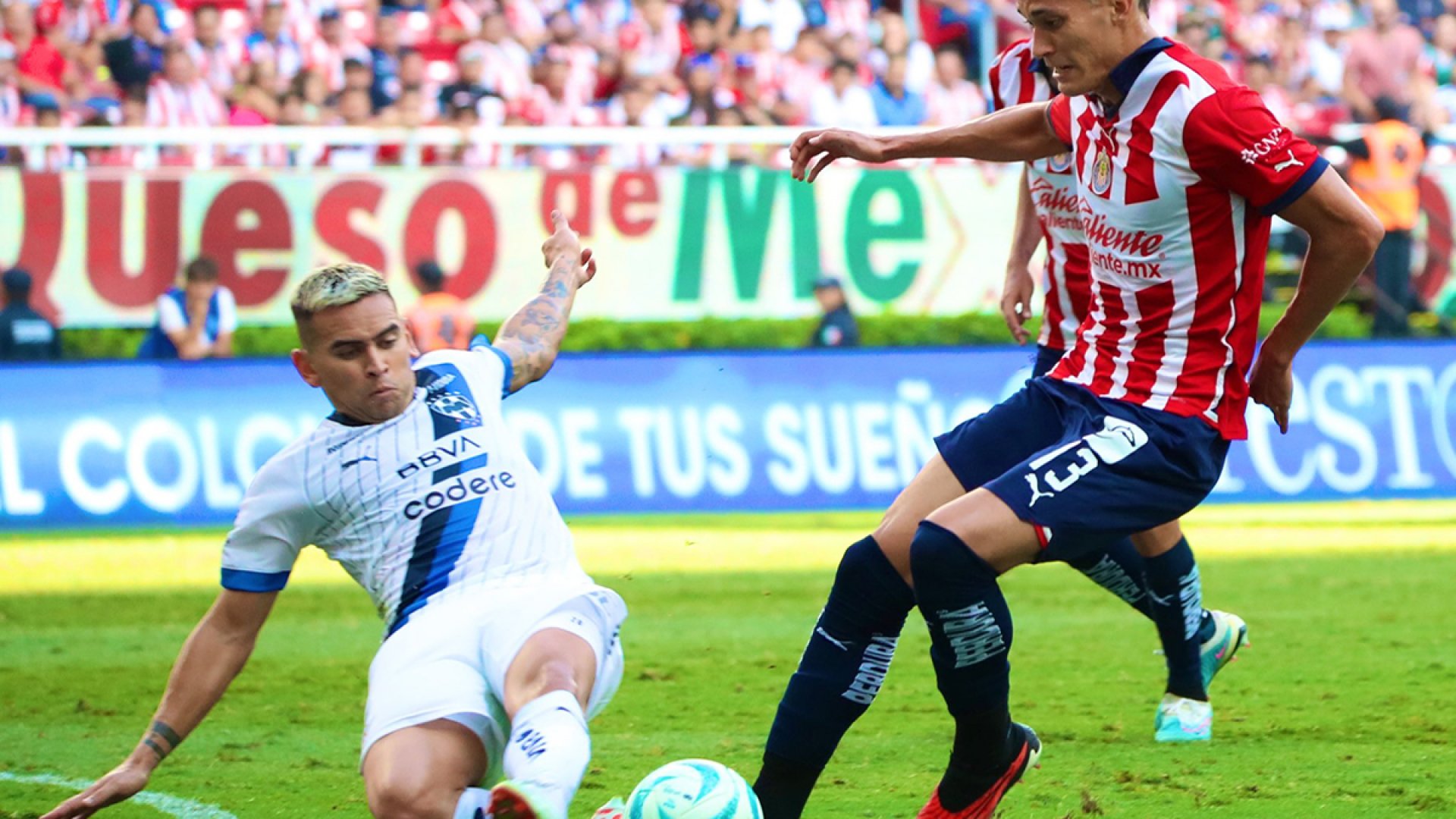 Chivas cayó ante Rayados: 1-2