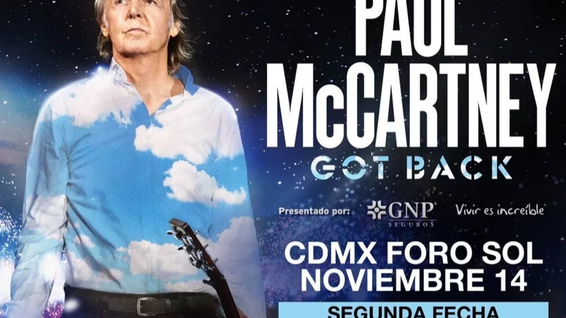 ¡McCartney dobleteará en México!