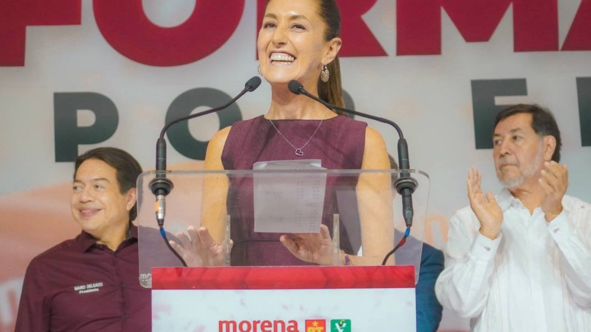 Vamos a estar a la altura, dice Claudia Sheinbaum sobre ‘bastón de mando’