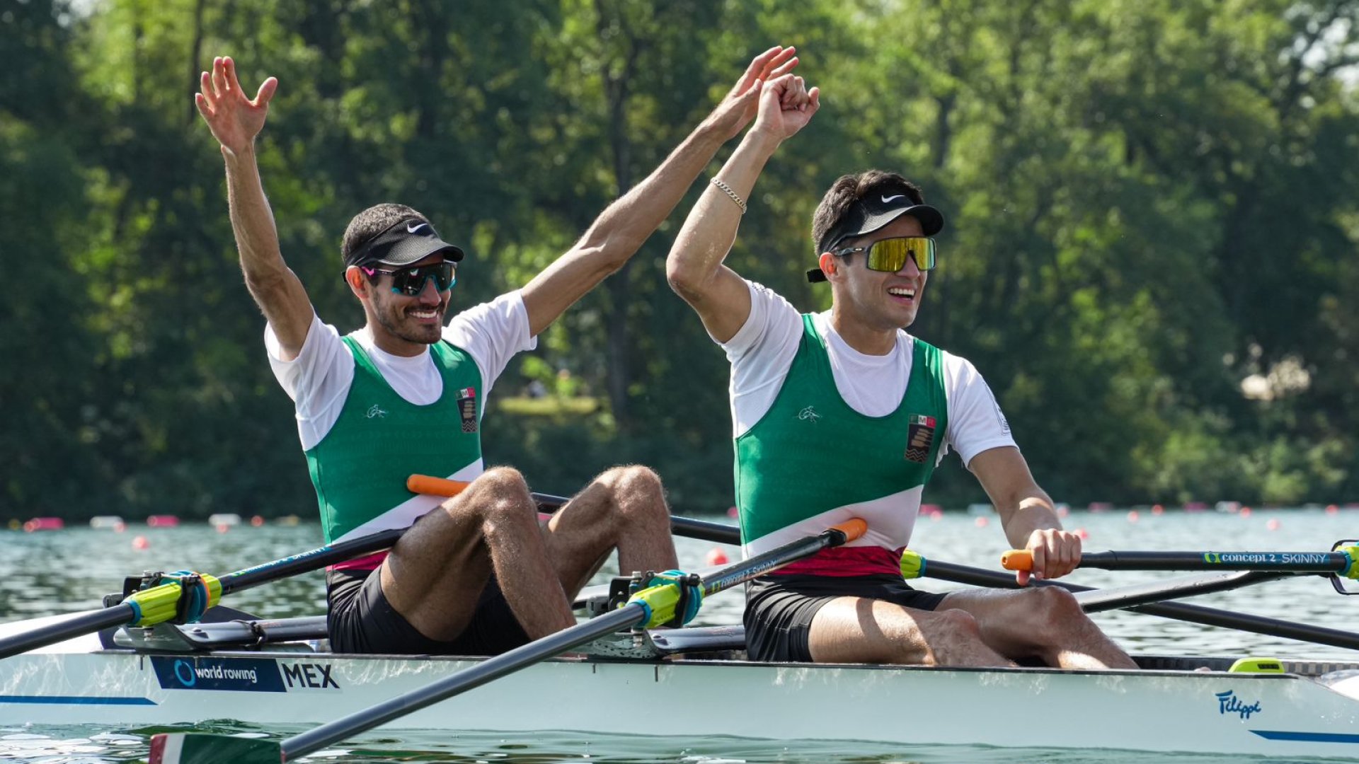 Dan remeros mexicanos plaza olímpica 21 a París 2024