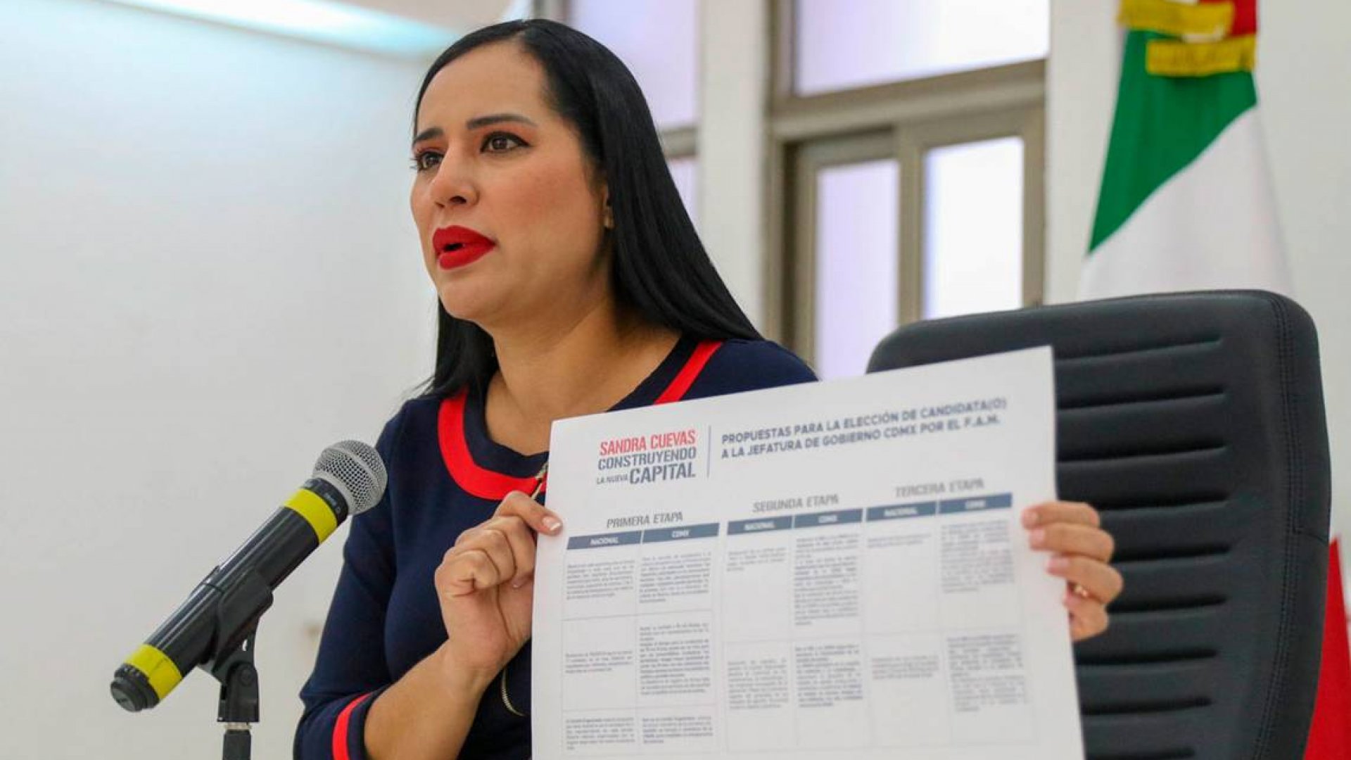 Sandra Cuevas buscará contender por la jefatura de la CDMX