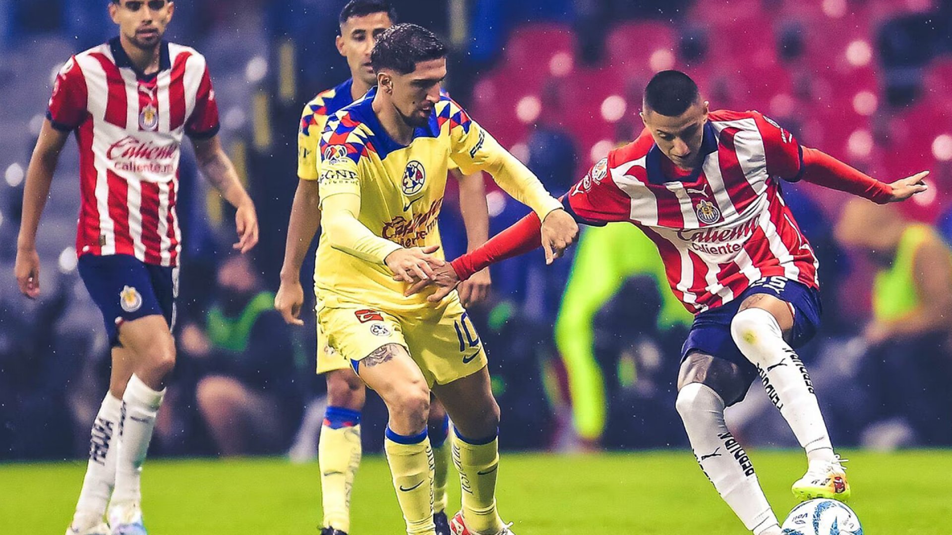América golea 4-0 a las chivas en el clásico nacional 250