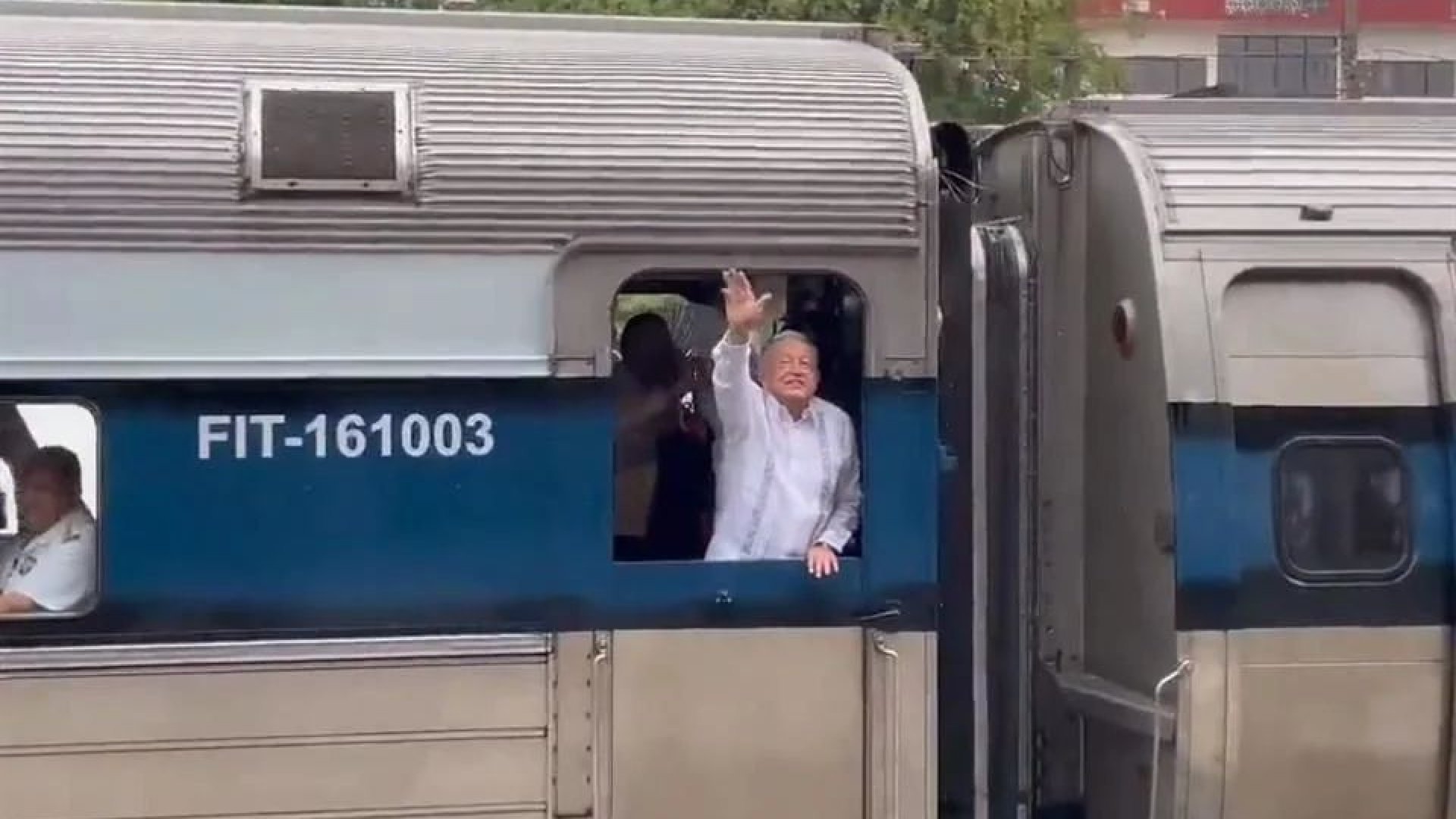 AMLO hace recorrido de prueba en el Tren Interoceánico del Istmo de Tehuantepec