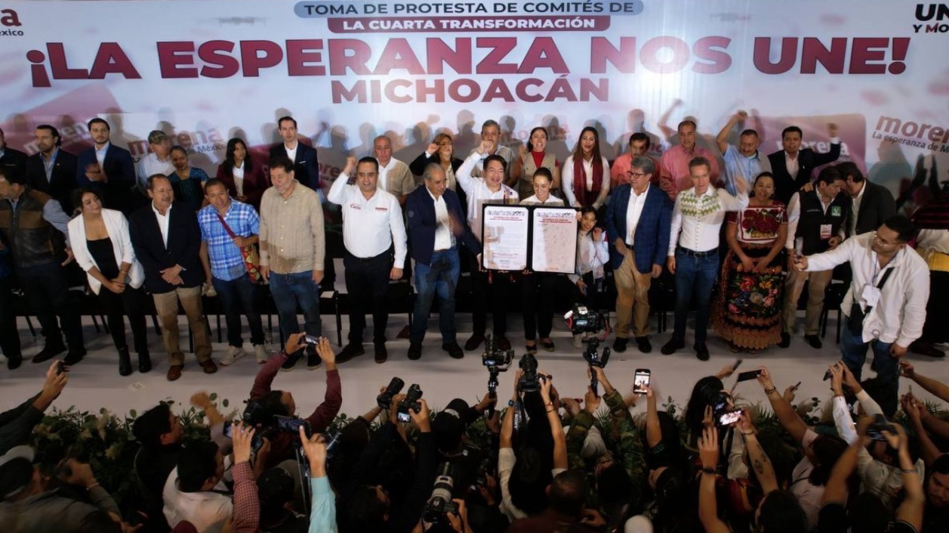 Sheinbaum arranca gira nacional ‘La Esperanza’ en Morelia