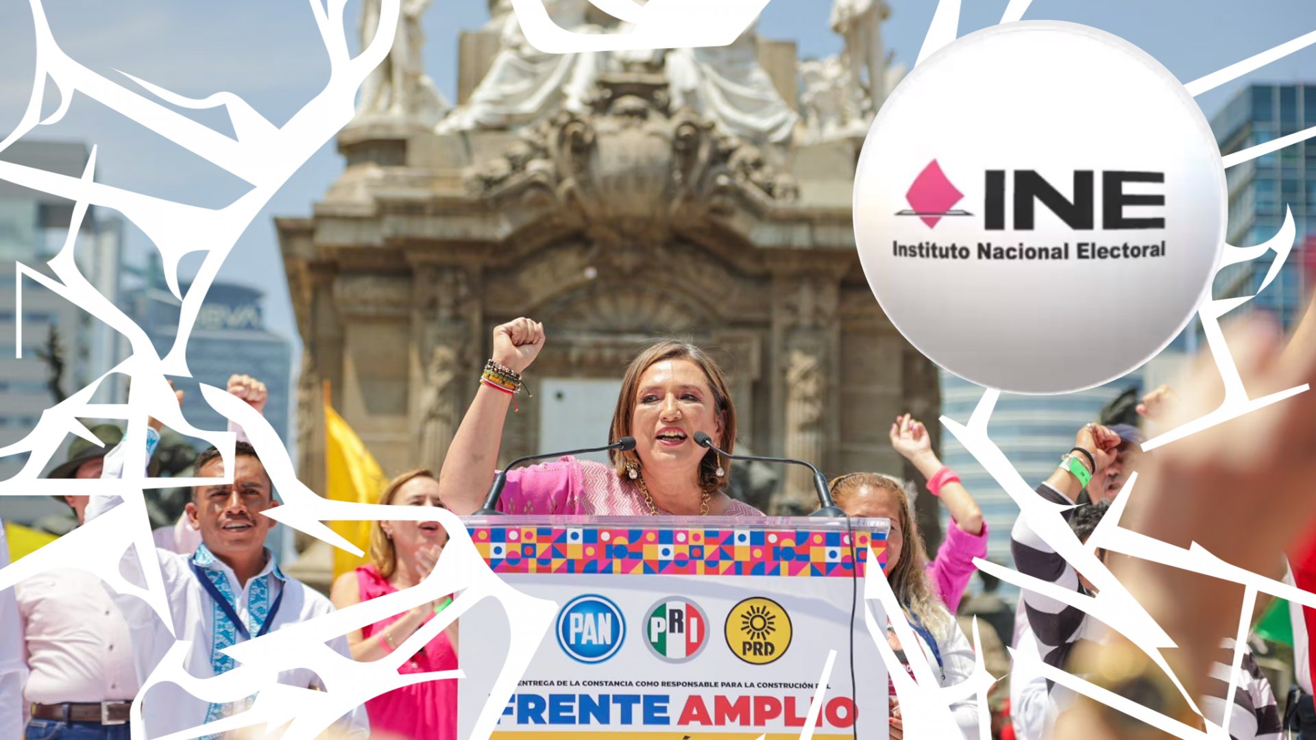 Exige INE a Xóchitl Gálvez borrar publicaciones de toma de protesta
