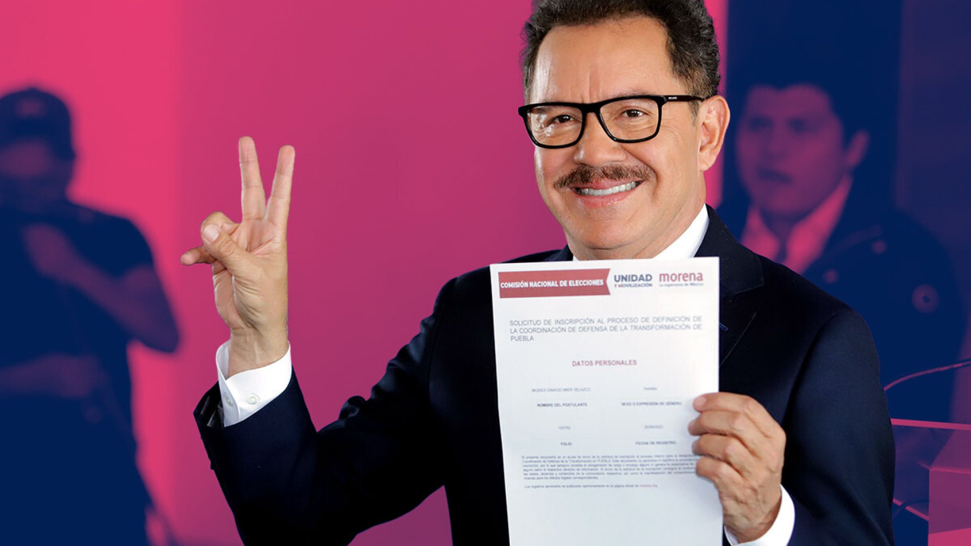Ignacio Mier se registra al proceso interno de Morena en Puebla