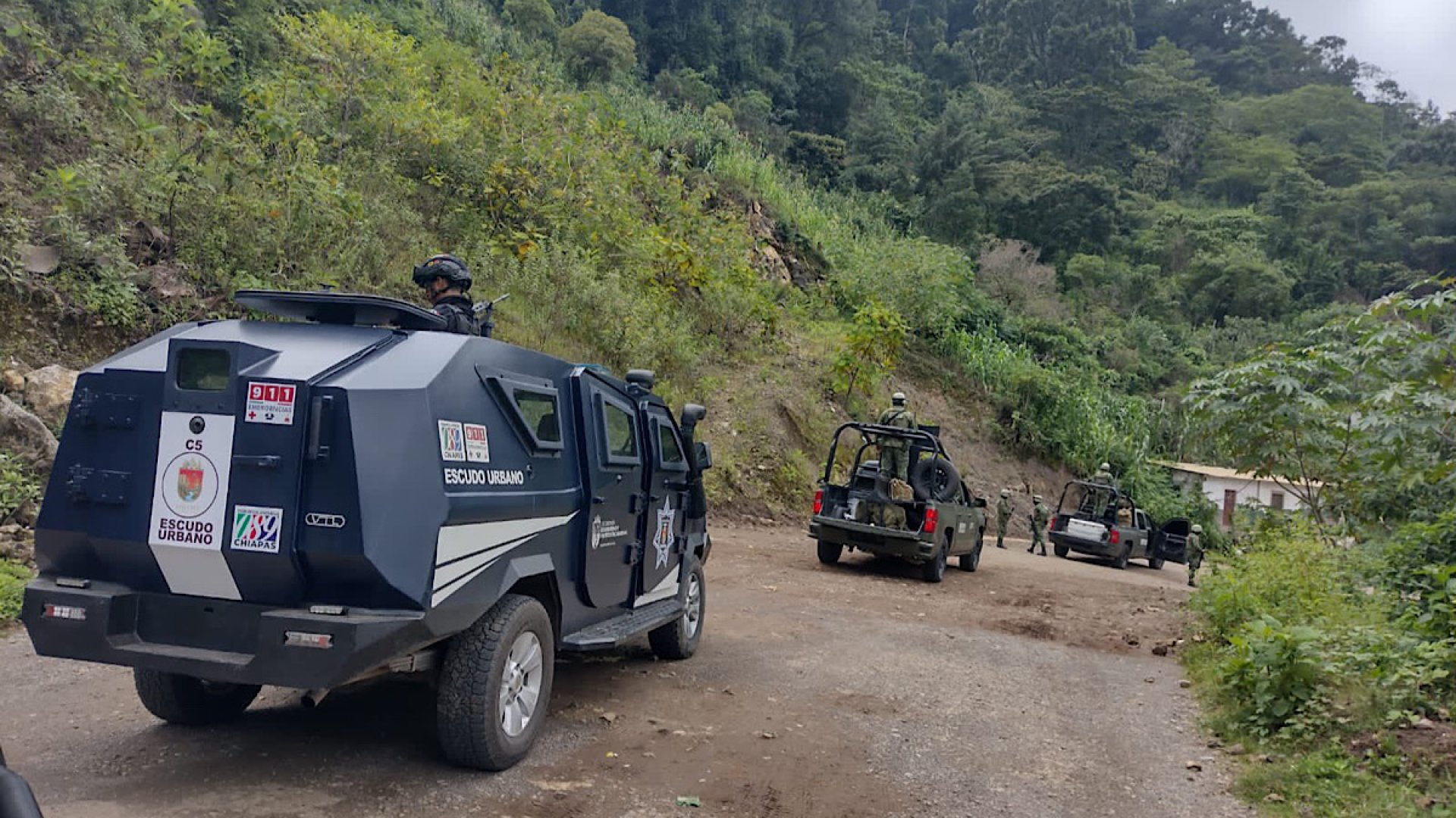 Fuerzas armadas arriban a Frontera Comalapa ante inseguridad 