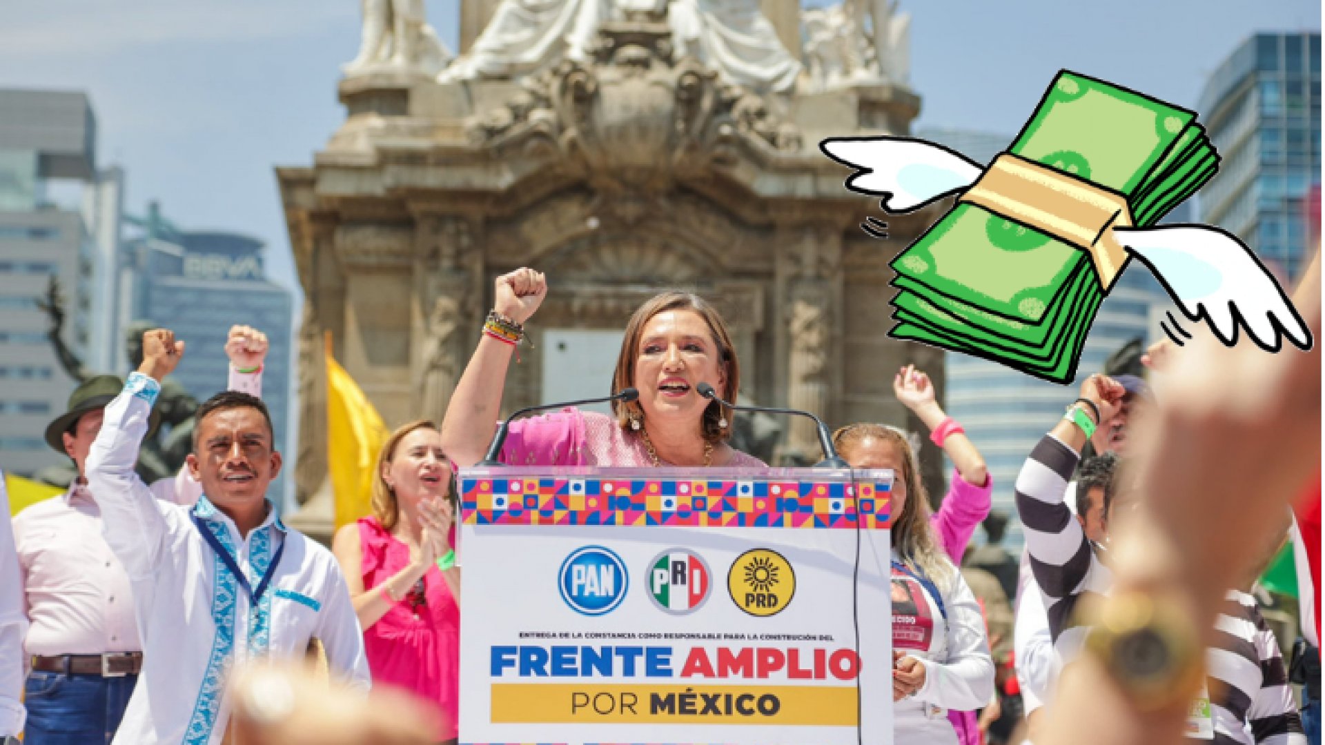 INE fija 660.9 mdp para gastos de campaña a candidatos presidenciales en 2024