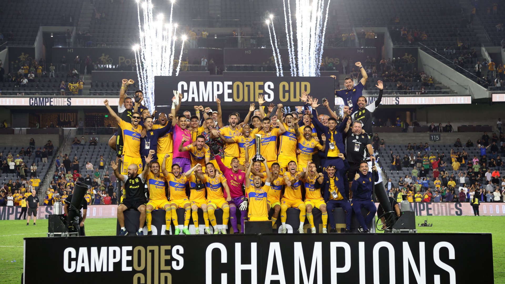 ¡Se corona Tigres en la Campeones Cup!
