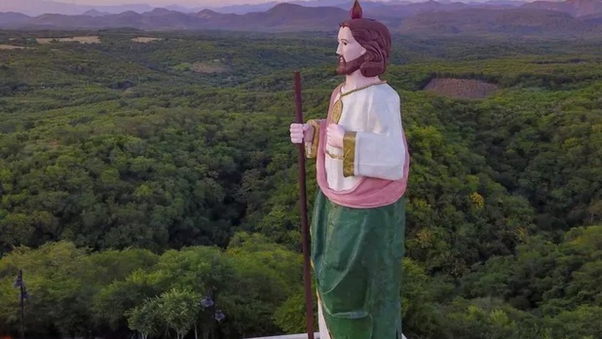 Inauguran estatua de San Judas Tadeo más grande del mundo en Badiraguato