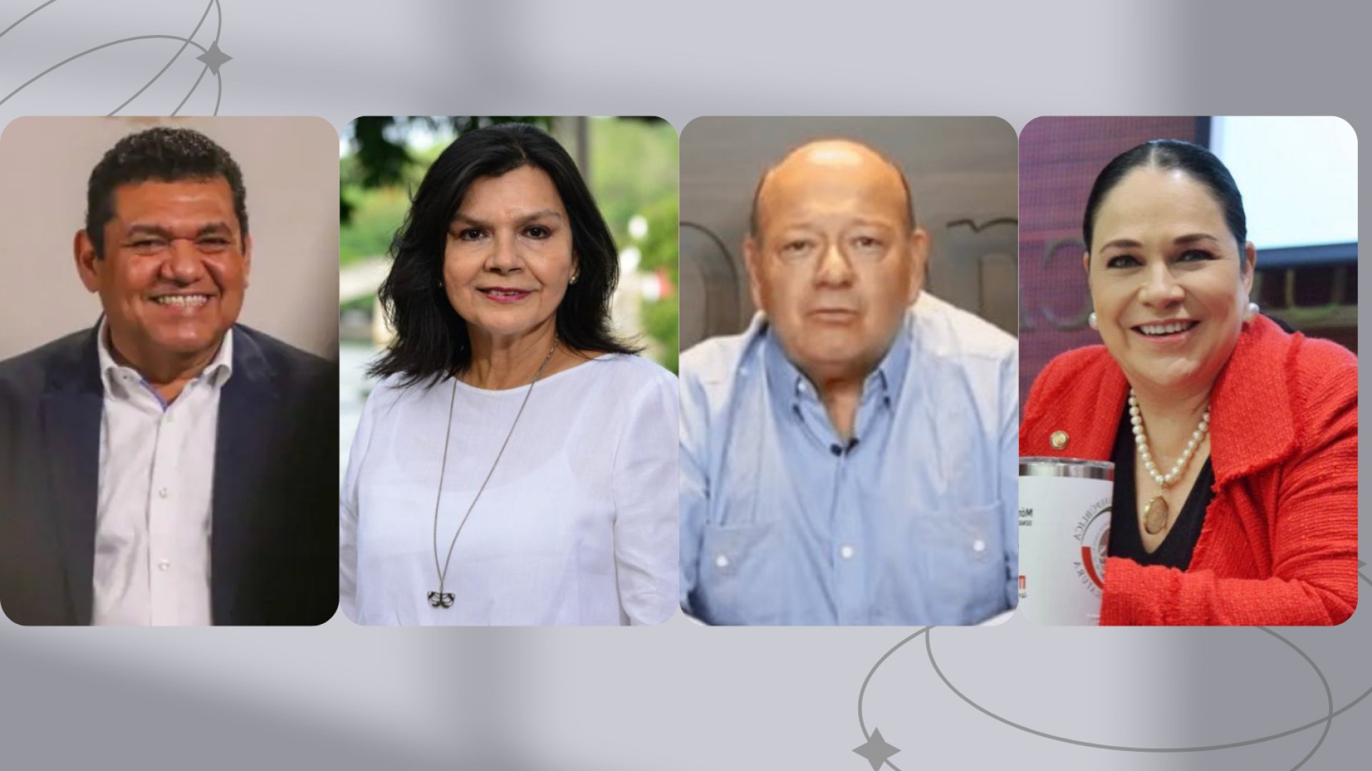 Ellos son los precandidatos de Morena a la gubernatura de Tabasco