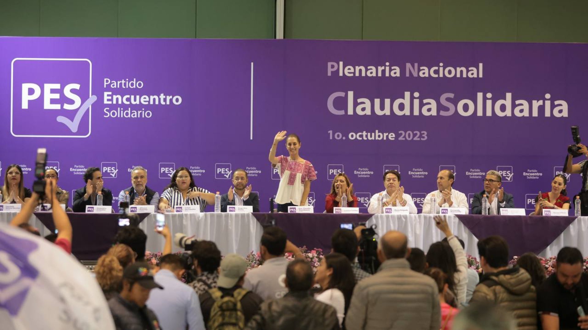 PES acobija a Claudia Sheinbaum en su Plenaria Nacional
