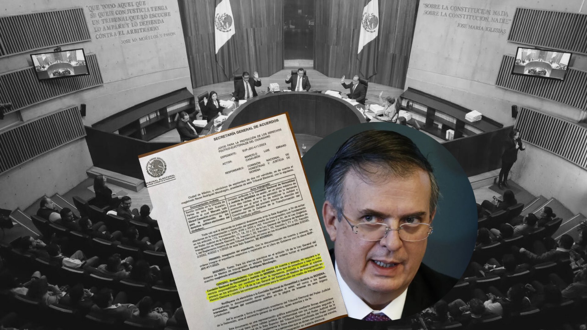 Queja de Ebrard ante el Tribunal Electoral quedaría desechada