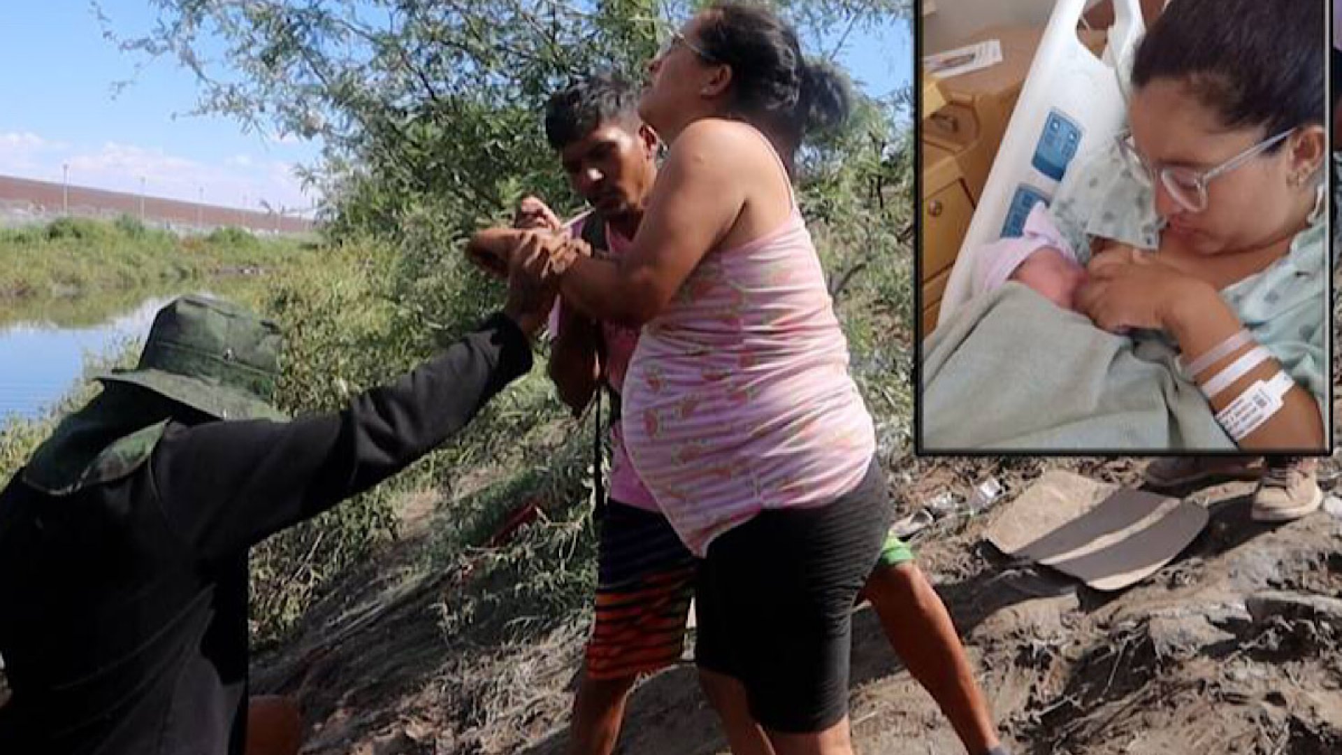 Migrante estuvo a punto de dar a luz en el río Bravo; nace bebé en EU