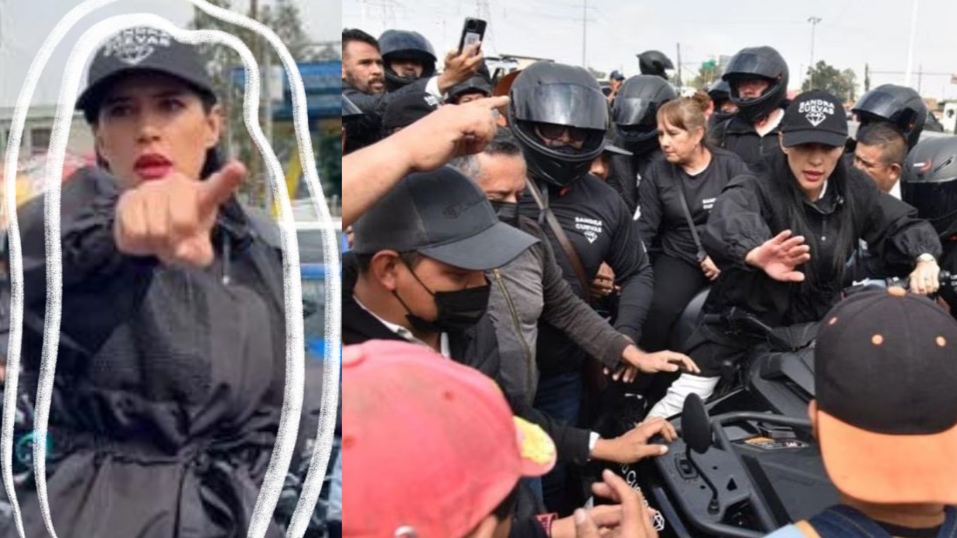 Denuncia Sandra Cuevas agresiones en su primer día de recorrido por la CDMX