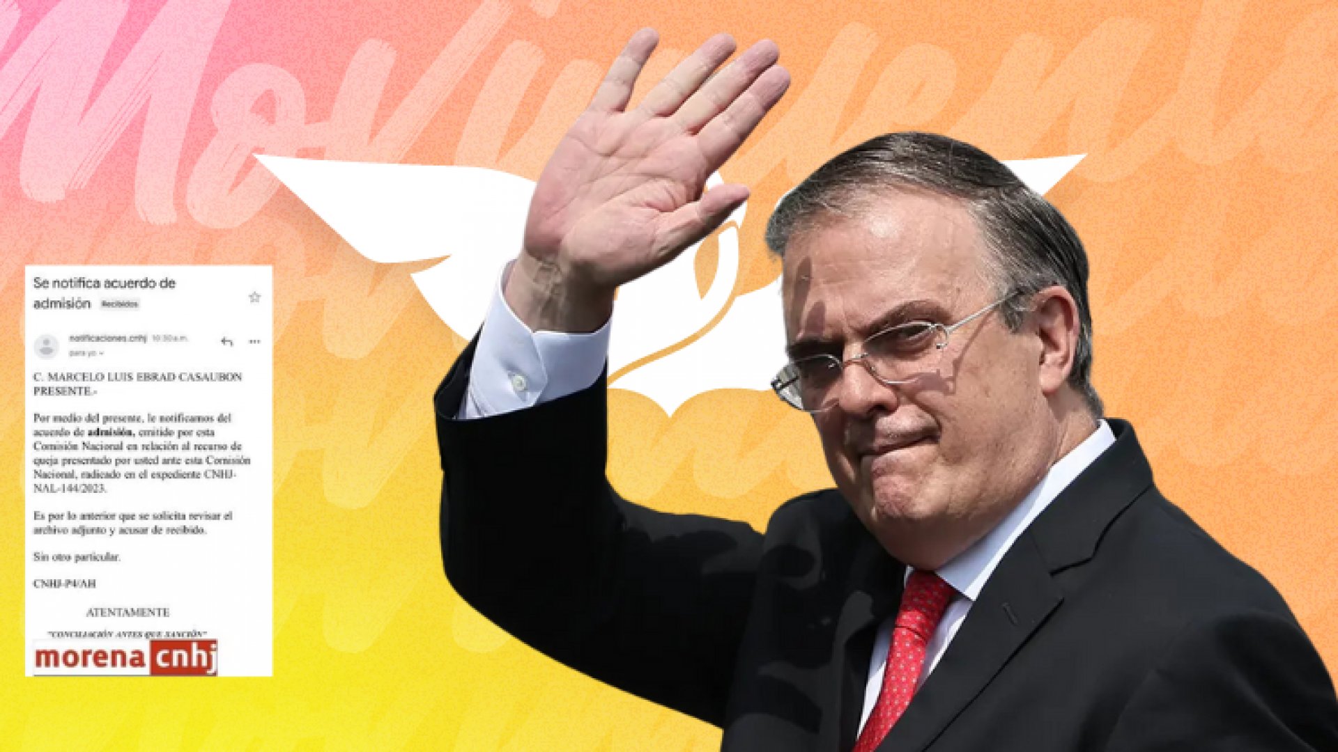 Incorporación de Marcelo Ebrard a MC dependerá de la resolución de Morena