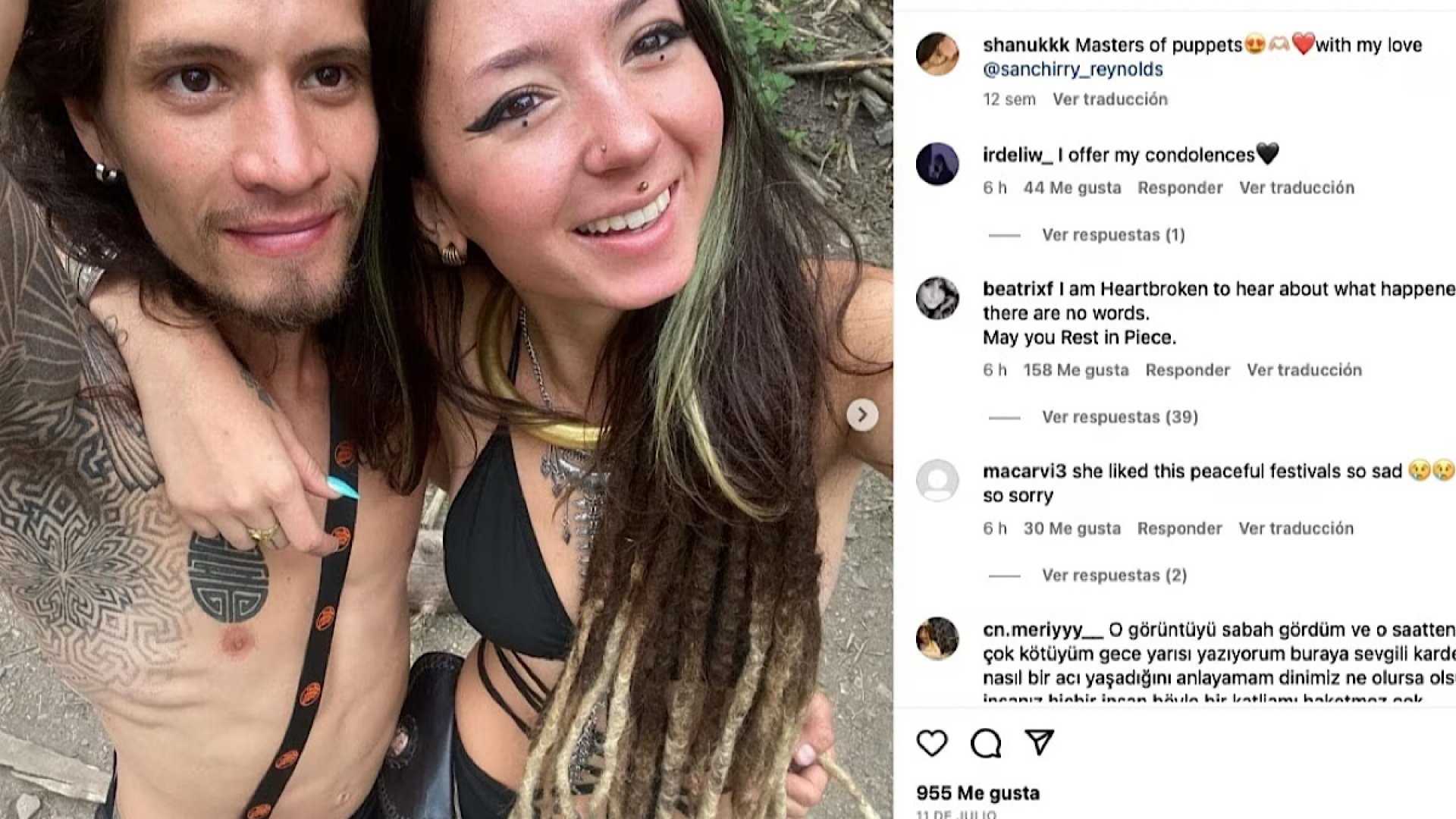 Chirris: Era el novio mexicano de Shani Louk, la influencer asesinada por Hamas