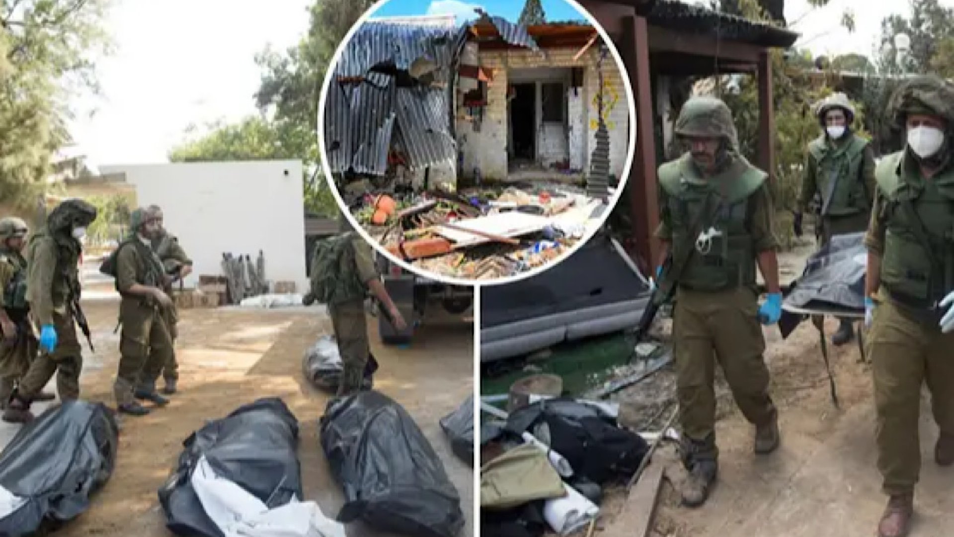 Israel muestra a la prensa internacional el terror de Hamás en el kibutz de Kfar Aza