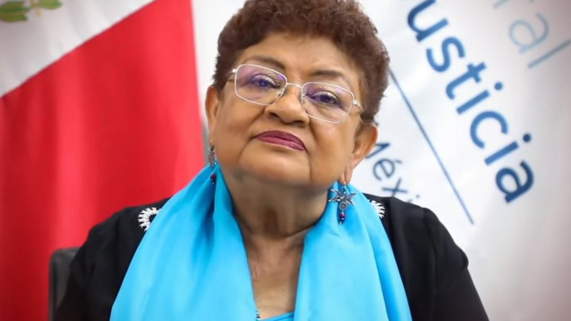Encaran a Ernestina Godoy y ‘escapa’ por la puerta trasera del Senado