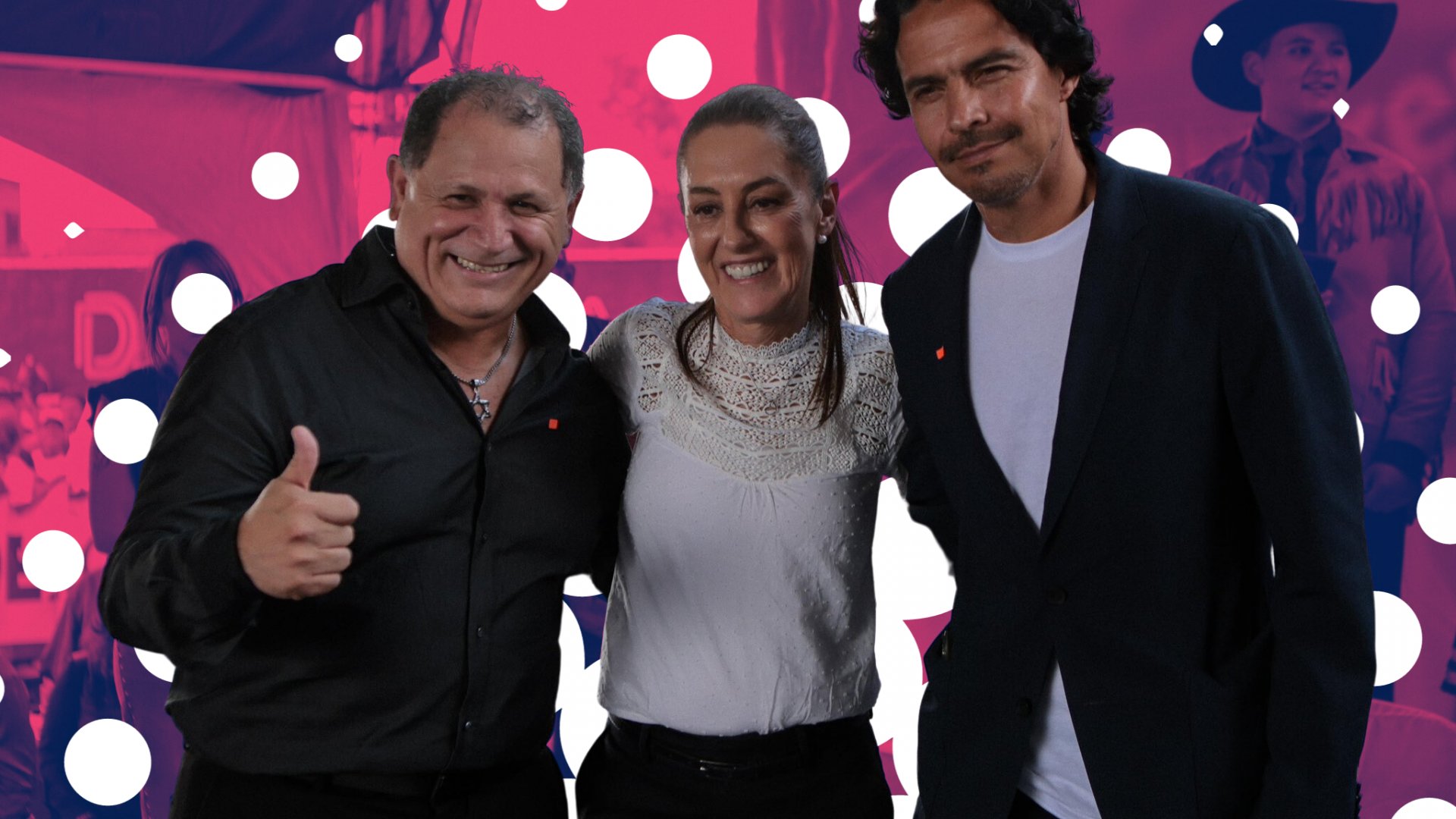 Los exfutbolistas ‘Abuelo’ Cruz y Braulio Luna se suman a Claudia Sheinbaum rumbo a 2024