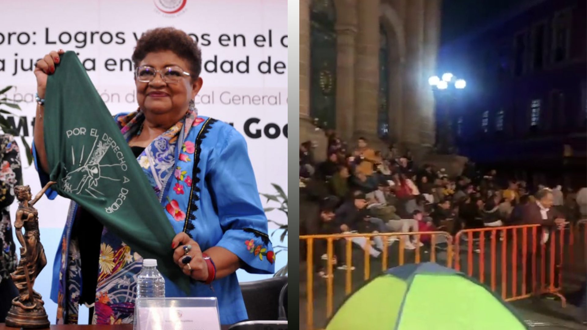 Toman Congreso manifestantes contra Ernestina Godoy
