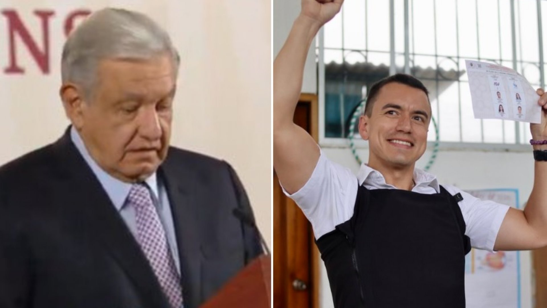 AMLO felicita a Daniel Noboa, presidente electo de Ecuador