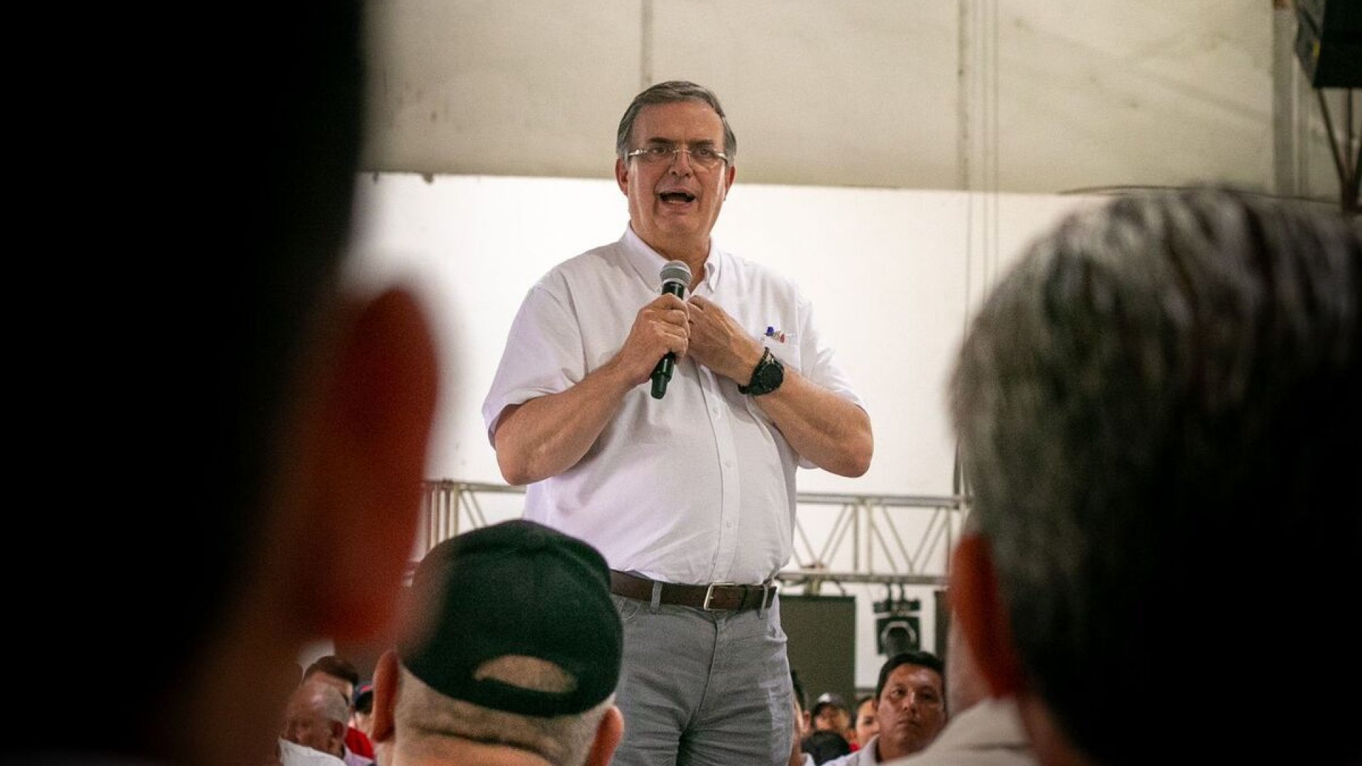 Ebrard presume apoyo de más de 600 mil personas