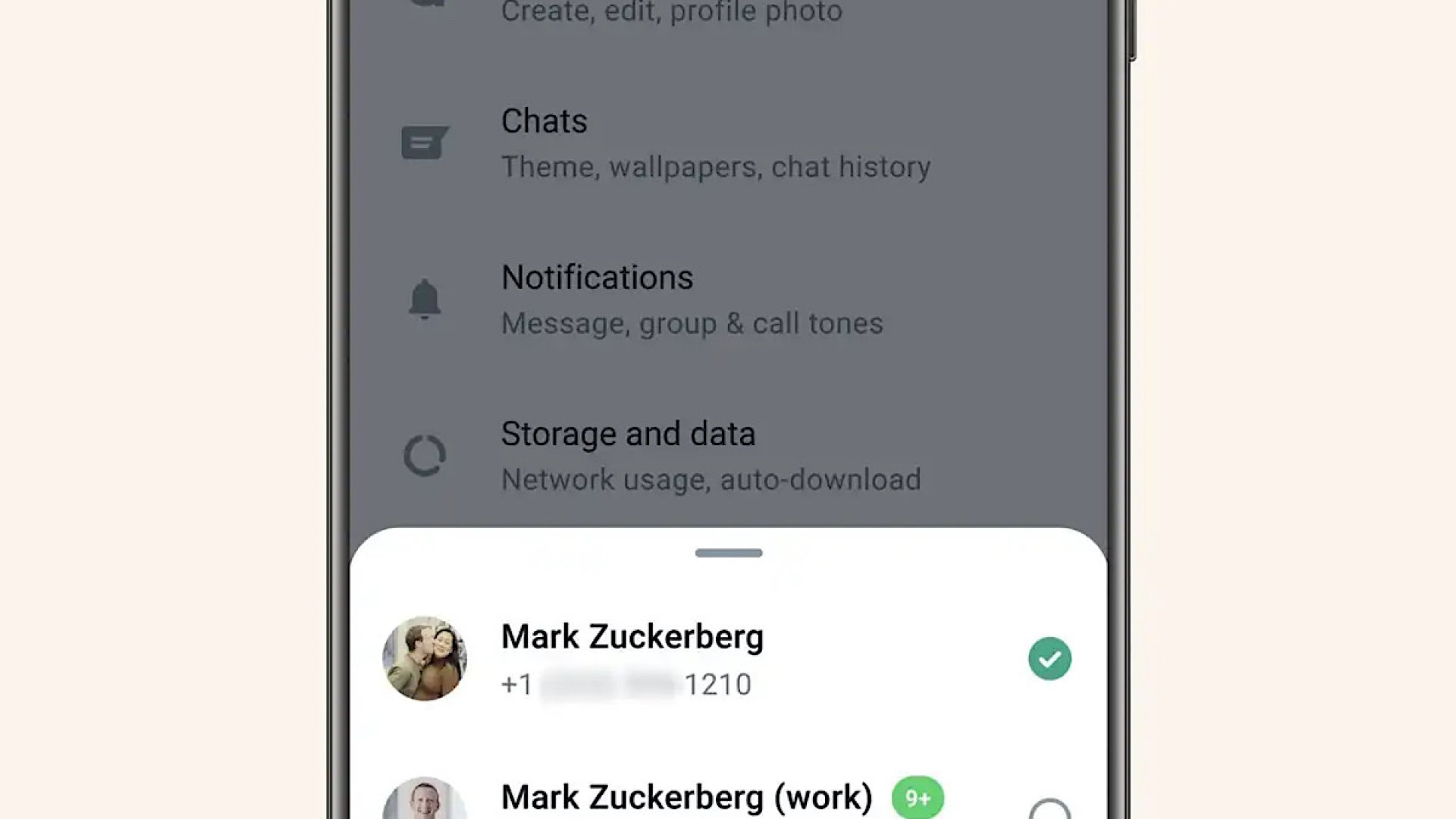 WhatsApp permitirá tener dos cuentas en un mismo móvil