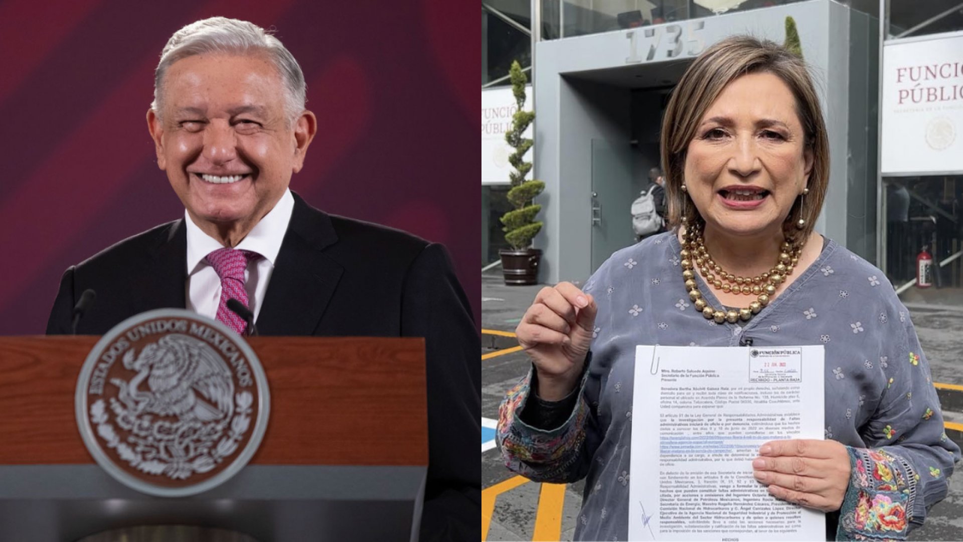 FGR solicita a la Corte resolver si AMLO debe dar derecho de réplica a Xóchitl Gálvez