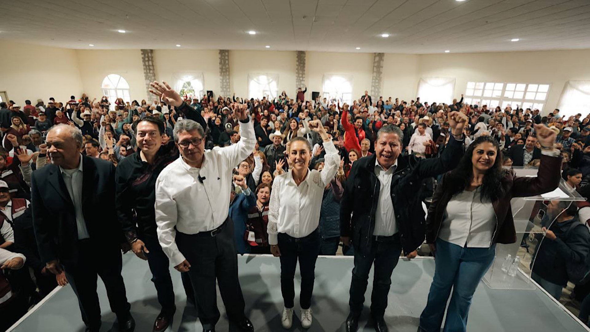 Claudia firma en Zacatecas Acuerdo de Unidad para la Transformación