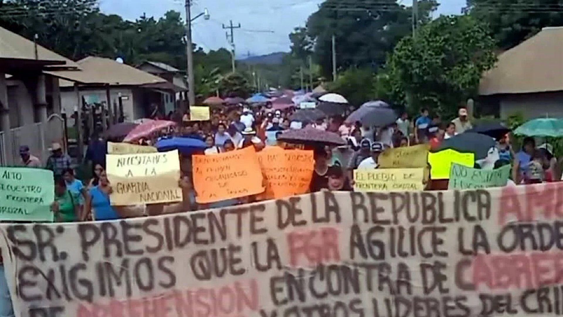 ¡No queremos morir! Dicen en marcha en la selva Lacandona; exigen seguridad al gobierno