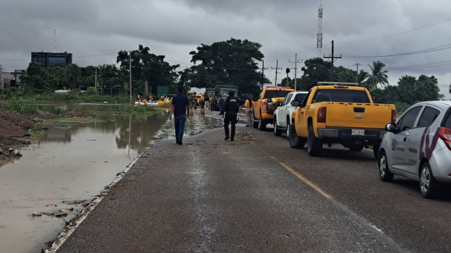 Reporta Sinaloa inundaciones y daños por tormenta tropical Norma