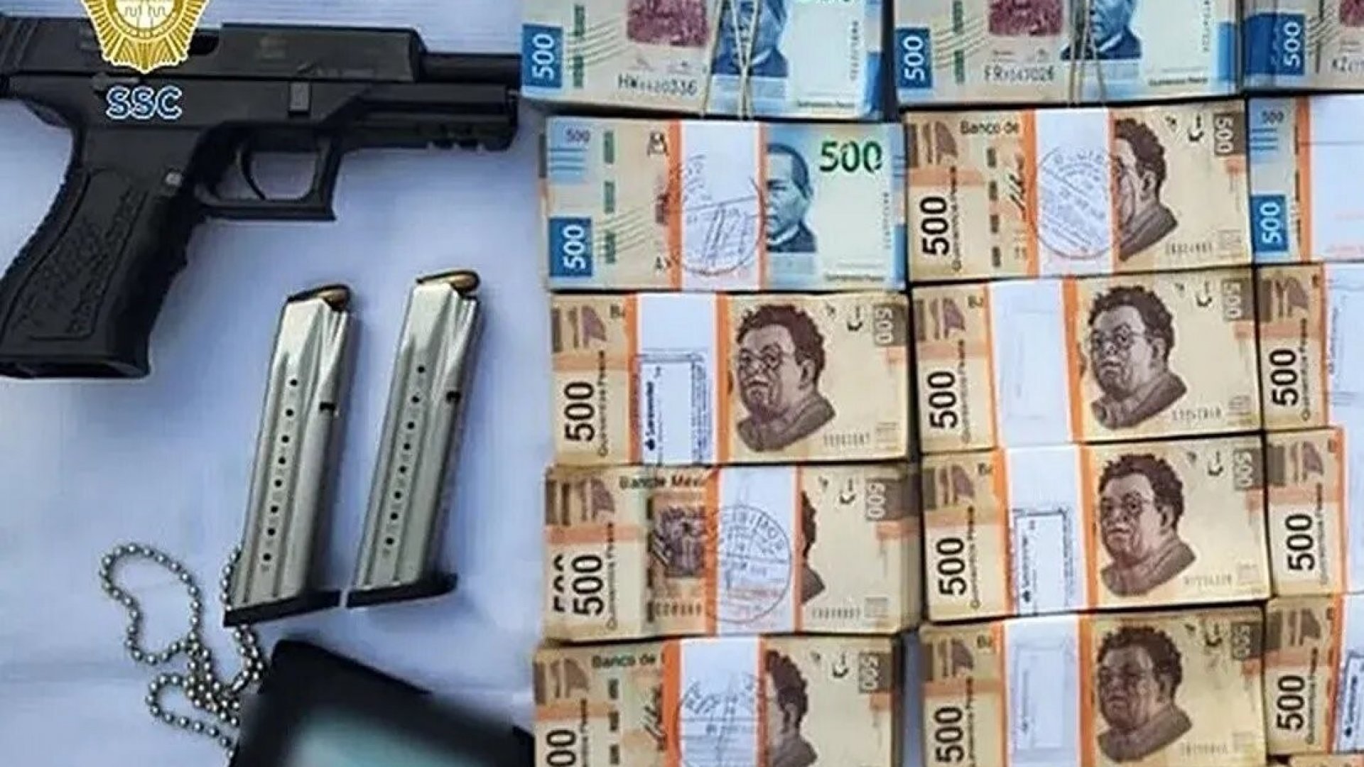 Detienen a conductor por traer vidrios polarizados y le hallan más de 1 mdp en CDMX