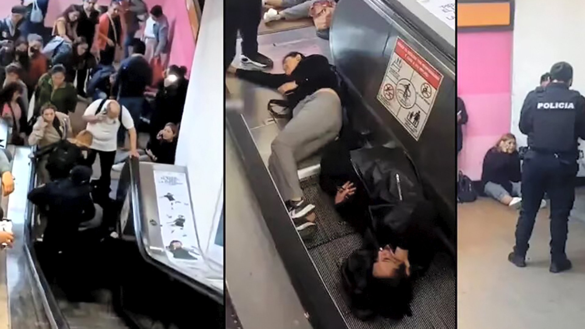 Accidente en Metro Polanco de CDMX: Siete personas resultaron lesionadas tras falla en escaleras de la Línea 7