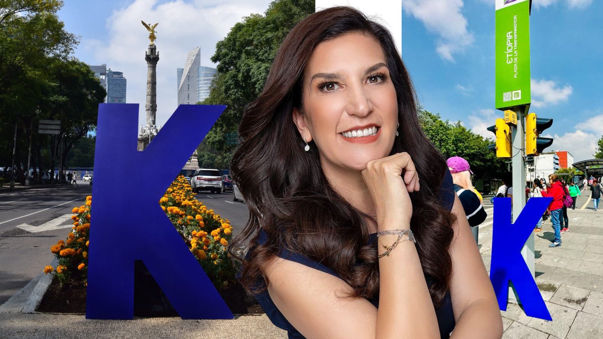 Kenia López despliega promoción en busca de jefatura de CDMX