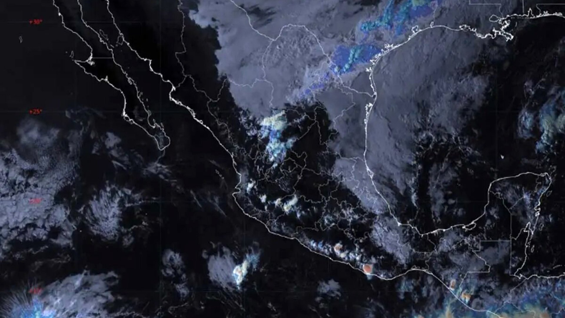 Conagua prevé lluvias torrenciales en ocho estados por frente frío, aire polar y tormenta