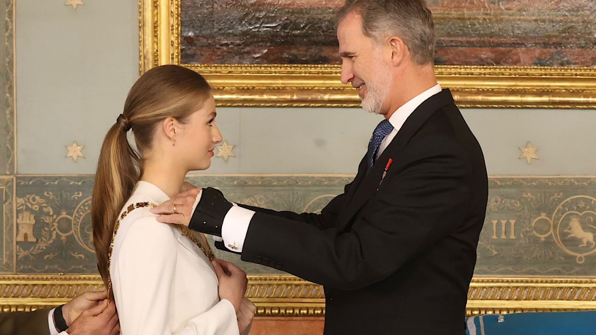 La princesa Leonor jura la Constitución de España.