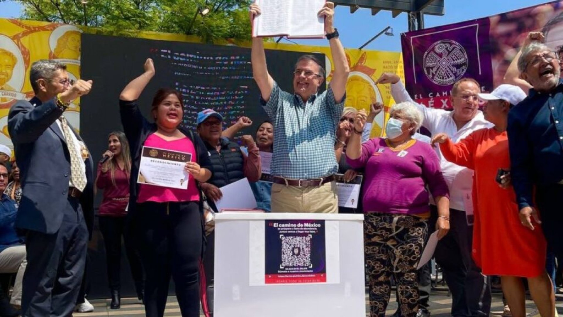 Amagan diputados marcelistas con renunciar a Morena si no se revisa candidatura presidencial