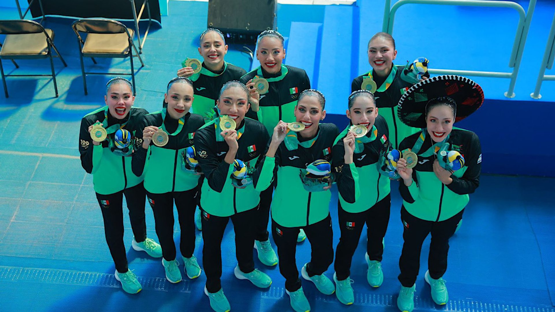 ¡Dos de dos para México! Selección de natación artística conquista histórico oro y logra boleto a París 2024