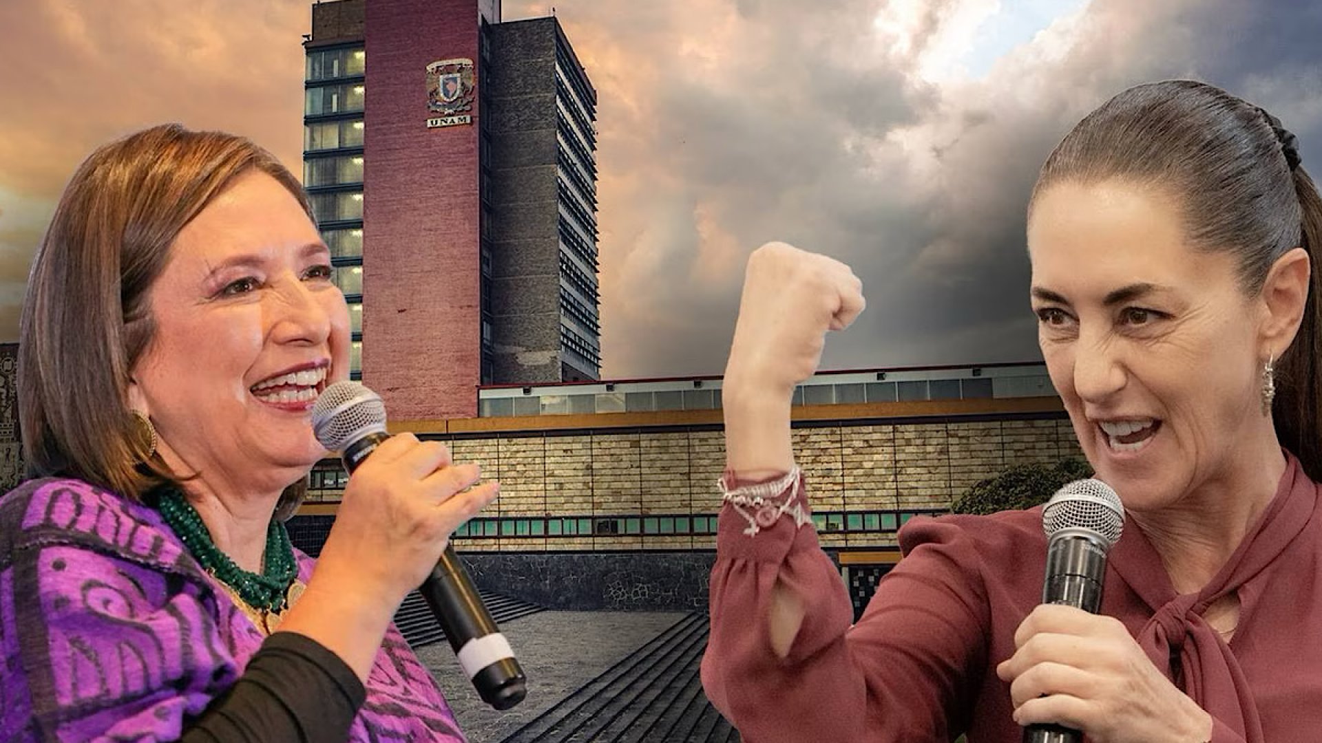 La UNAM concluye que Xóchitl Gálvez y Claudia Sheinbaum no plagiaron