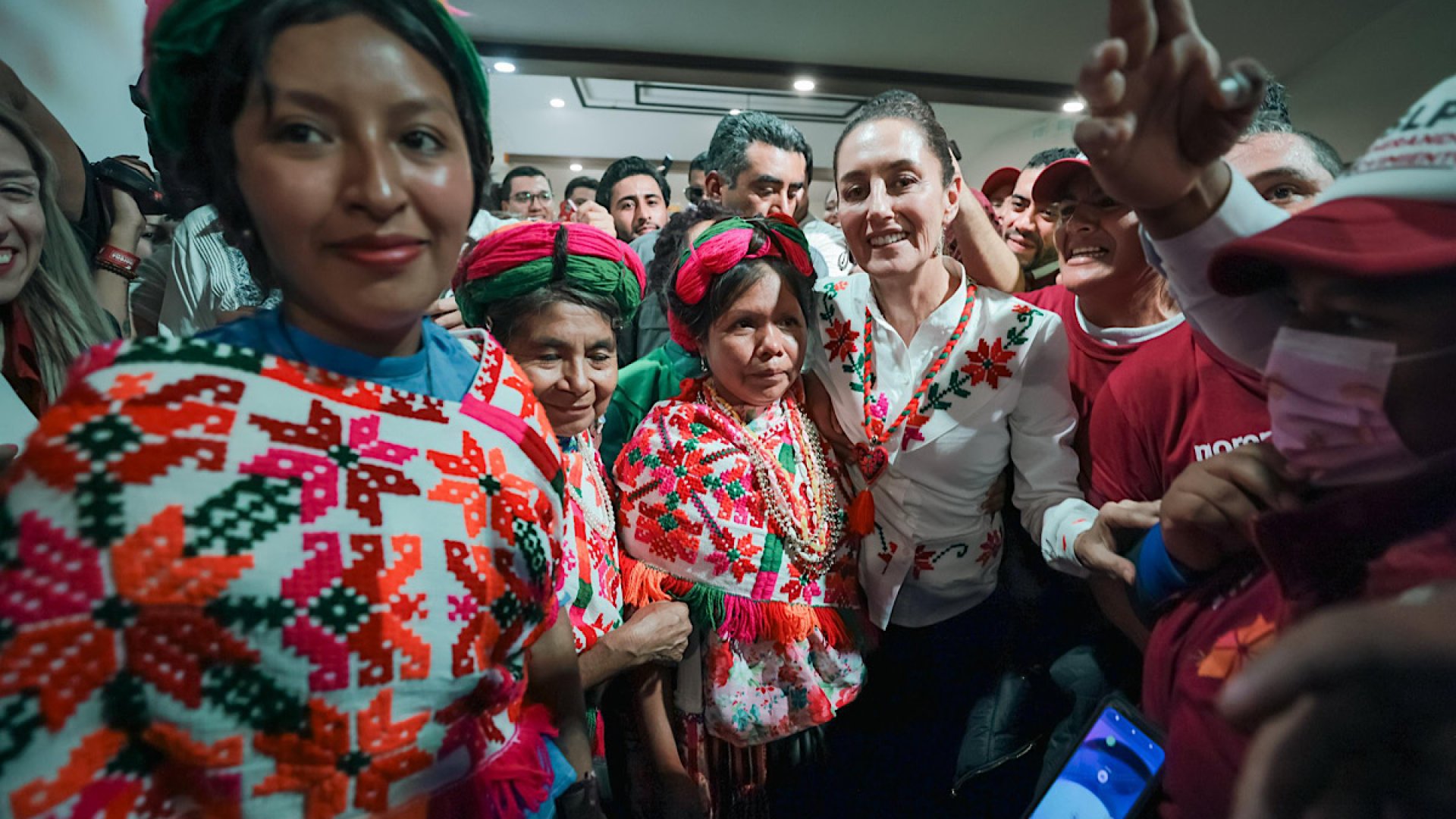 Claudia desde San Luis Potosí: ‘Vamos a arrasar en el 2024’