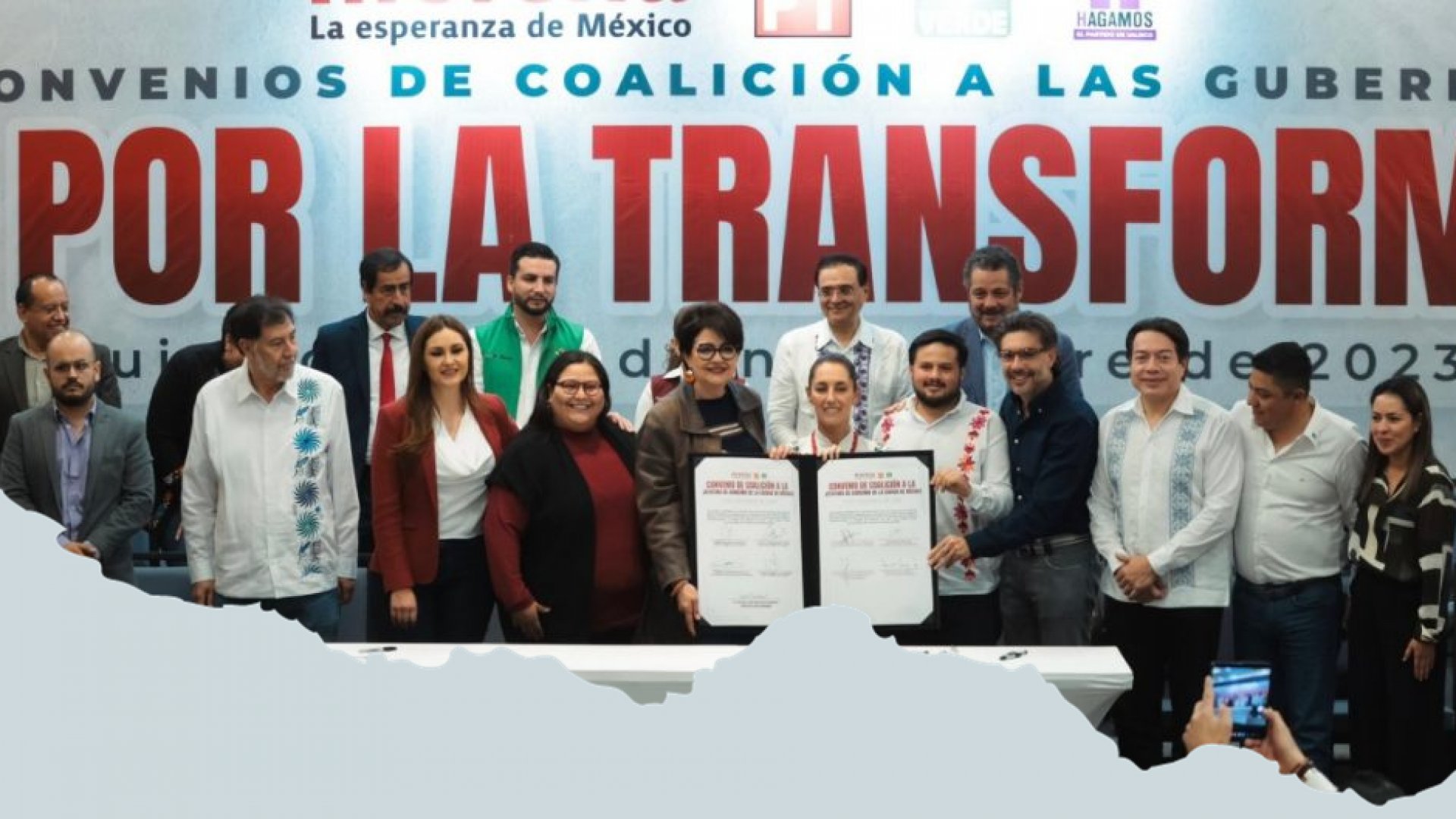 Morena ‘amarra’ alianza con PVEM y PT