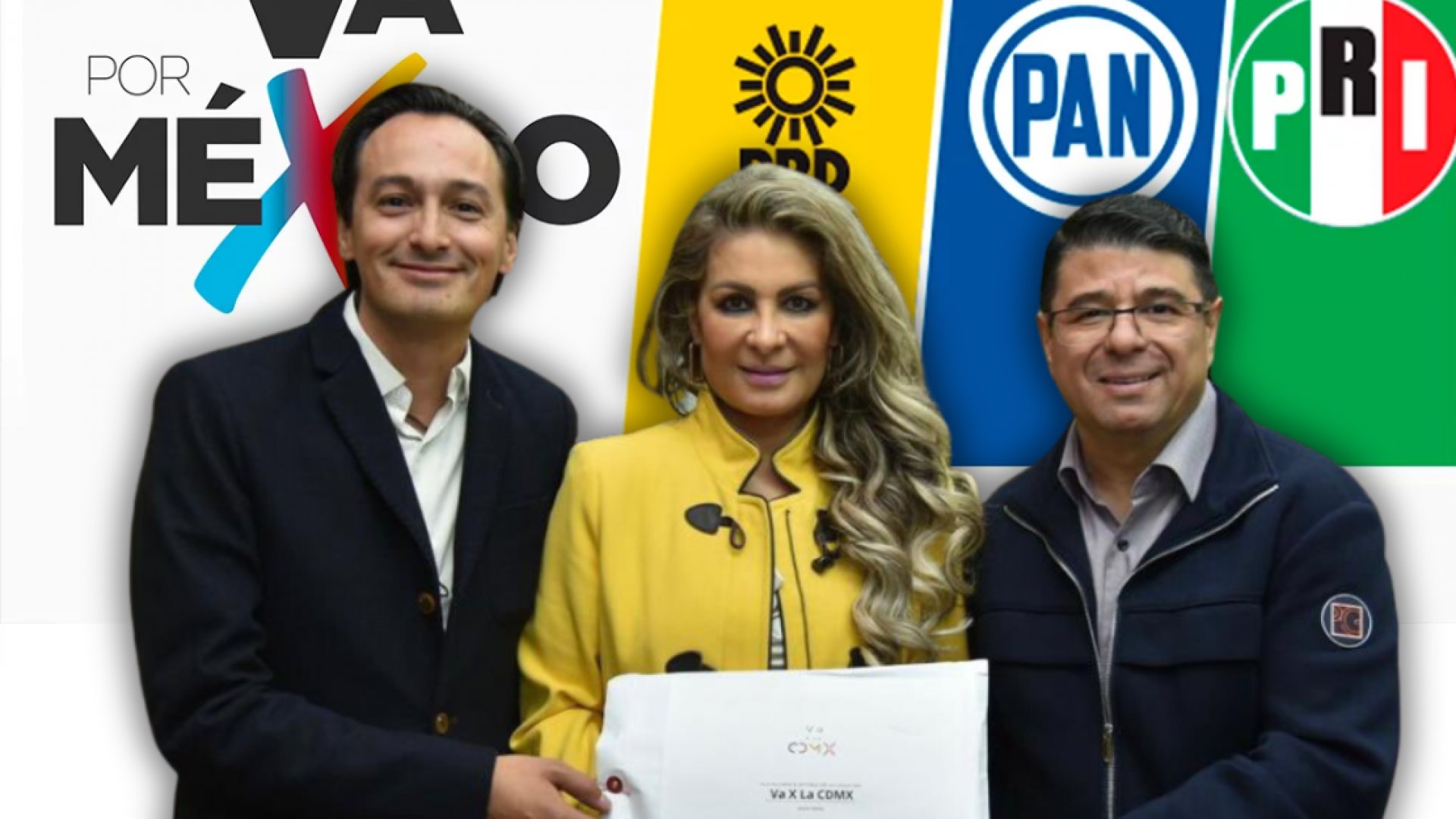 Se consuma la coalición ‘Va por la CDMX’