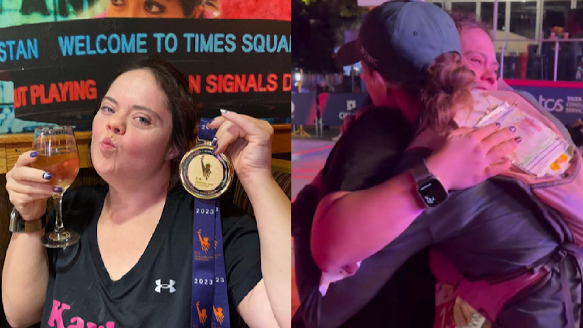 Kayleigh Williamson, mujer con síndrome de Down, hace historia al completar el Maratón de NY